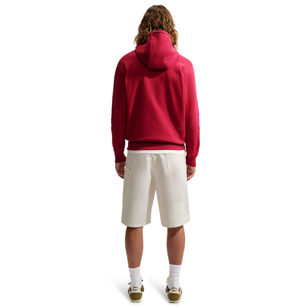 Nike Club Pullover Hoodie - Men's - Tough Red/Tough Red/White - Image 4