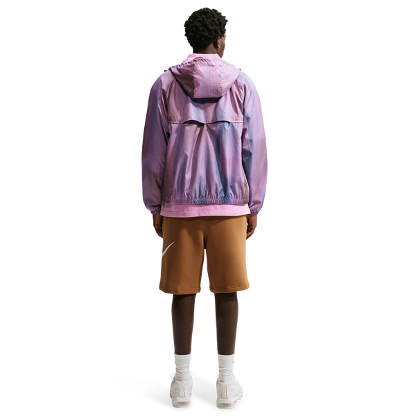 Nike Solo Swoosh Fleece Shorts - Men's - Ale Brown/Ale Brown/White - Image 4