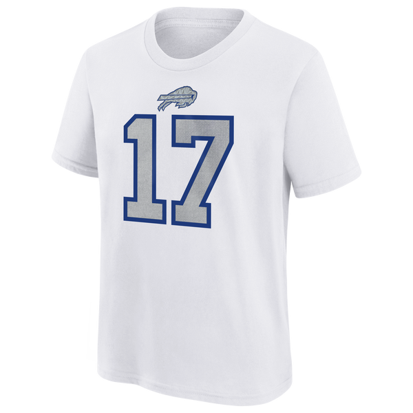 Nike Bills NFL Rival JA17 Short Sleeve T-Shirt - Boys' Grade School - White - Image 2