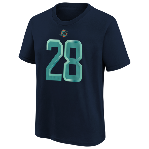 Nike Dolpins NFL Rival Short Sleeve T-Shirt - Boys' Grade School - Black - Image 2