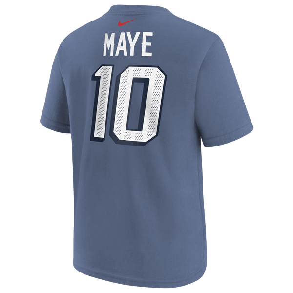 Nike Patriots NFL Rival Short Sleeve T-Shirt - Boys' Grade School - Blue - Image 3