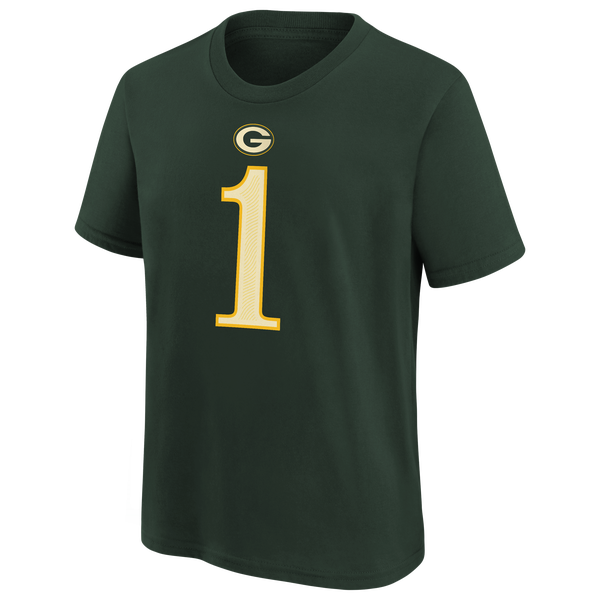 Nike Packers NFL Rival Short Sleeve T-Shirt - Boys' Grade School - Green - Image 2
