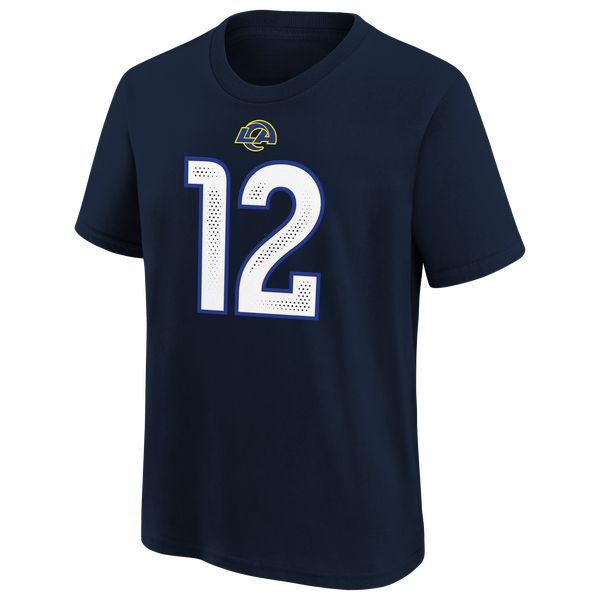Nike Rams NFL Rival Short Sleeve T-Shirt - Boys' Grade School - Black - Image 2