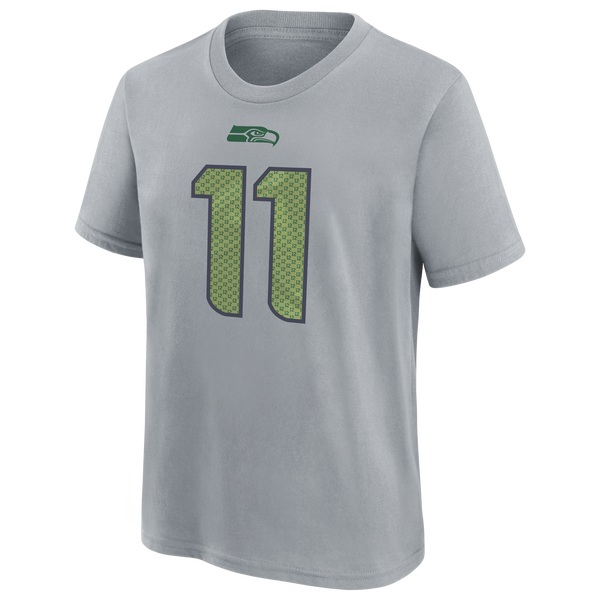 Nike Seahawks NFL Rival JS11 Short Sleeve T-Shirt - Boys' Grade School - Gray - Image 2