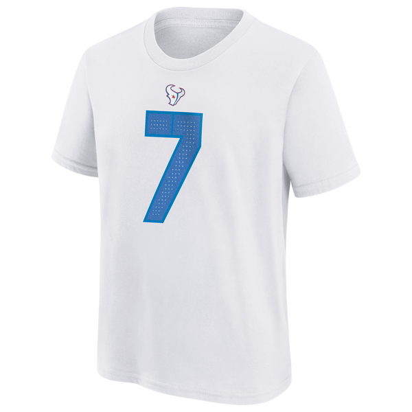 Nike Texans NFL Rival Short Sleeve T-Shirt - Boys' Grade School - White - Image 2