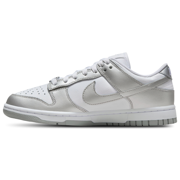 Nike Dunk Low SH - Women's - White/Metalic Silver/Blue Joy - Image 2