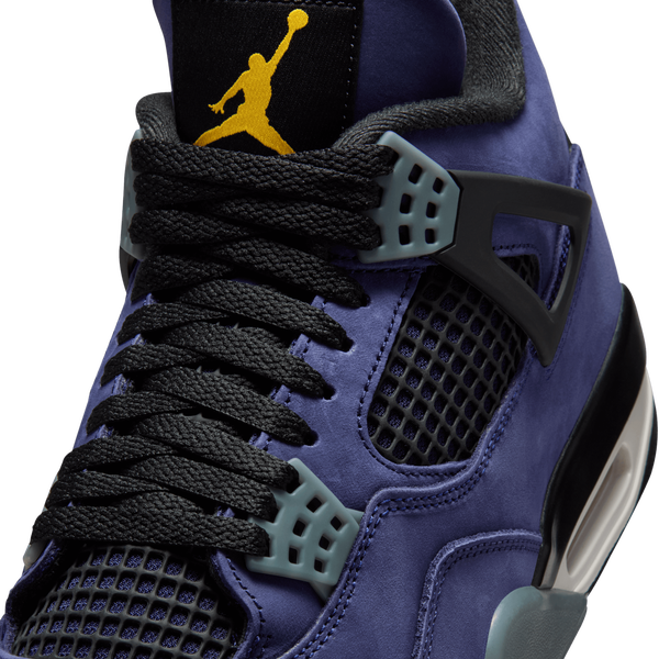 Jordan Retro 4 Lakers - Men's - Purple/Black/Yellow - Image 7