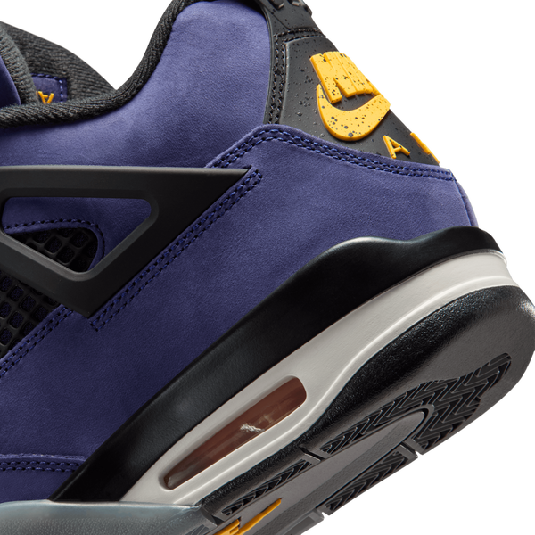 Jordan Retro 4 Lakers - Men's - Purple/Black/Yellow - Image 8