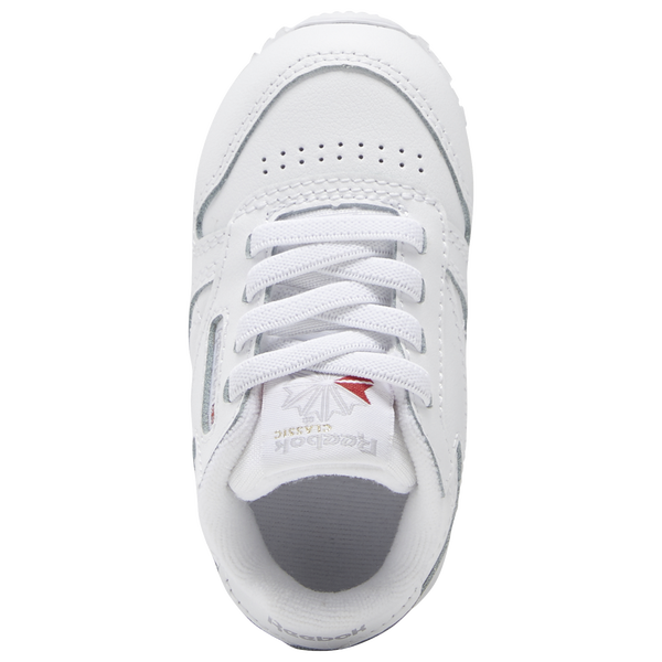 Reebok Classic Leather - Boys' Toddler - White/White - Image 4
