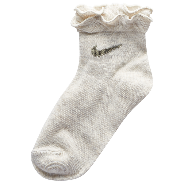 Nike Ruffle Welt Ankle 6 Pack - Girls' Preschool - Sail/Pink/White - Image 5