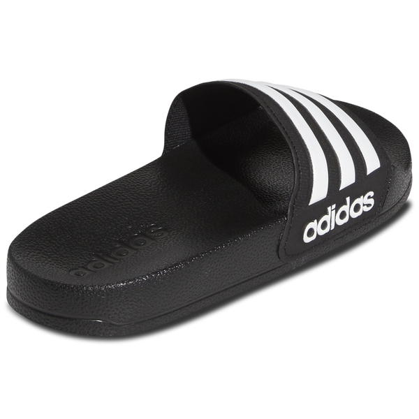 adidas Adilette Shower Slides - Boys' Preschool - Core Black/White/Core Black - Image 3