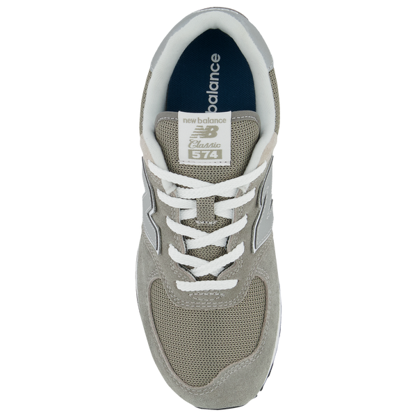 New Balance 574 Core - Boys' Grade School - Grey/White - Image 4