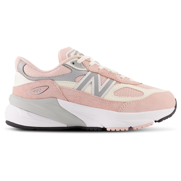 New Balance 990 - Girls' Grade School - Pink/White