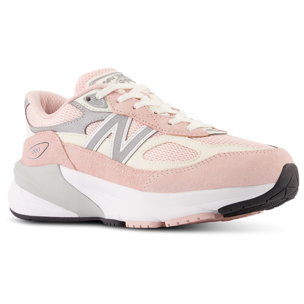 New Balance 990 - Girls' Grade School - Pink/White - Image 3