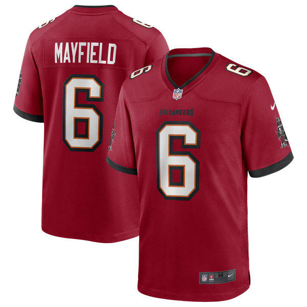 Nike Baker Mayfield Buccaneers Game Jersey - Men's - Gym Red