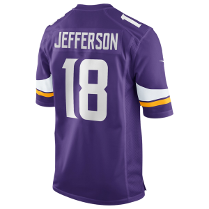 Nike Vikings Game Day Jersey - Men's - Purple/Purple