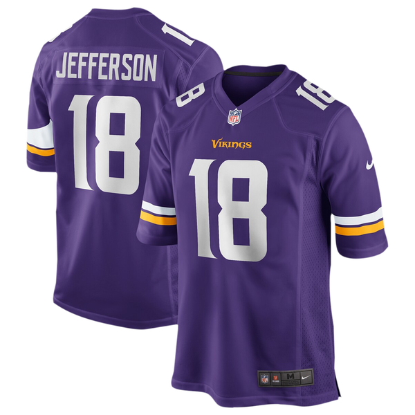 Nike Vikings Game Day Jersey - Men's - Purple/Purple - Image 3