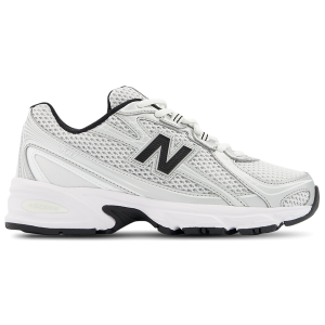 New Balance 740 - Boys' Grade School - Black/White/Silver Metallic