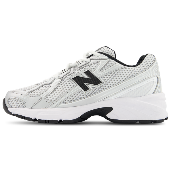 New Balance 740 - Boys' Grade School - Black/White/Silver Metallic - Image 2
