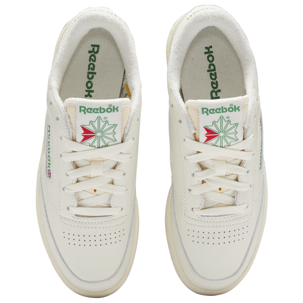 Reebok Club C 85 - Women's - Chalk/Paperwhite/Glen Green - Image 5