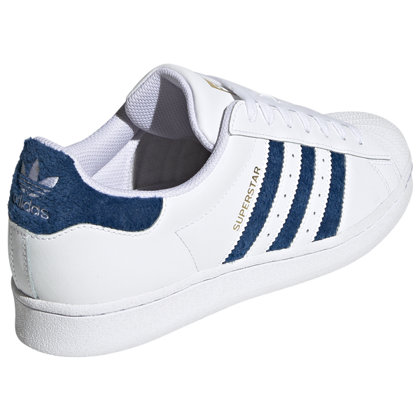 adidas Originals Superstar Chenille - Men's - White/Blue - Image 3