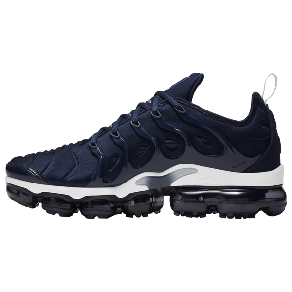 Nike Air Vapormax Plus - Men's - Midnight Navy/Metallic Silver/White - Image 2