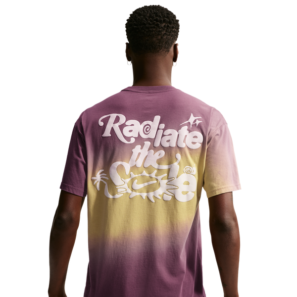 Nike NSW Dunk Dip Dye Loose T-Shirt - Men's - Tattoo/Buff Gold - Image 2