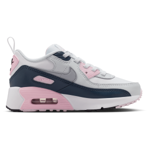 Nike Air Max 90 EasyOn - Boys' Preschool - White/Wolf Grey/Pink Foam