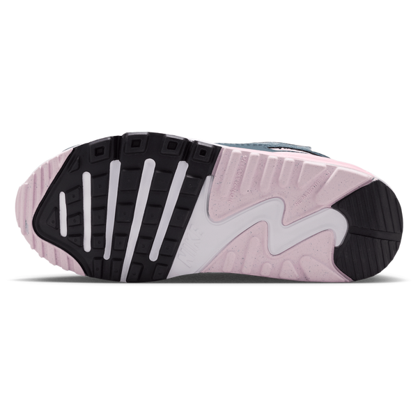 Nike Air Max 90 EasyOn - Boys' Preschool - White/Wolf Grey/Pink Foam - Image 5