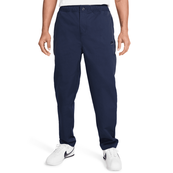 Nike Club Woven Tapered Pants - Men's - Obsidian/White