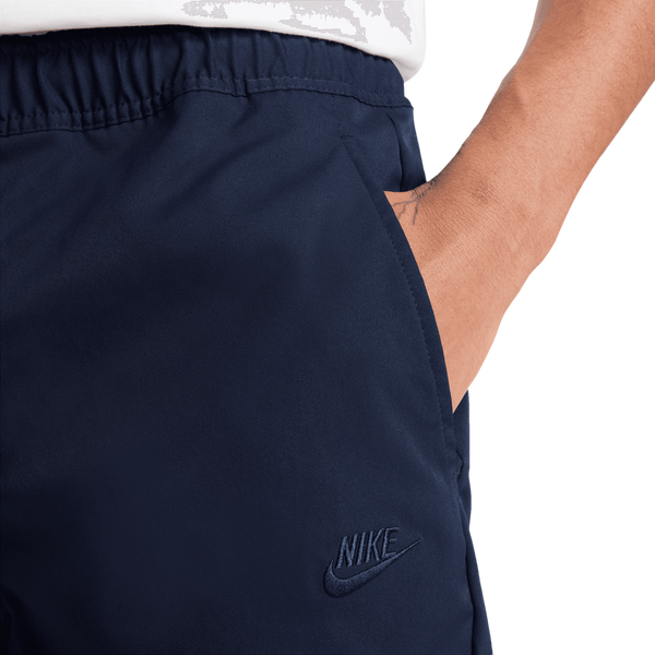 Nike Club Woven Tapered Pants - Men's - Obsidian/White - Image 3