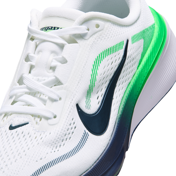 Nike Air Zoom Pegasus 42 - Boys' Grade School - White/Midnight Navy/Green Spark - Image 7
