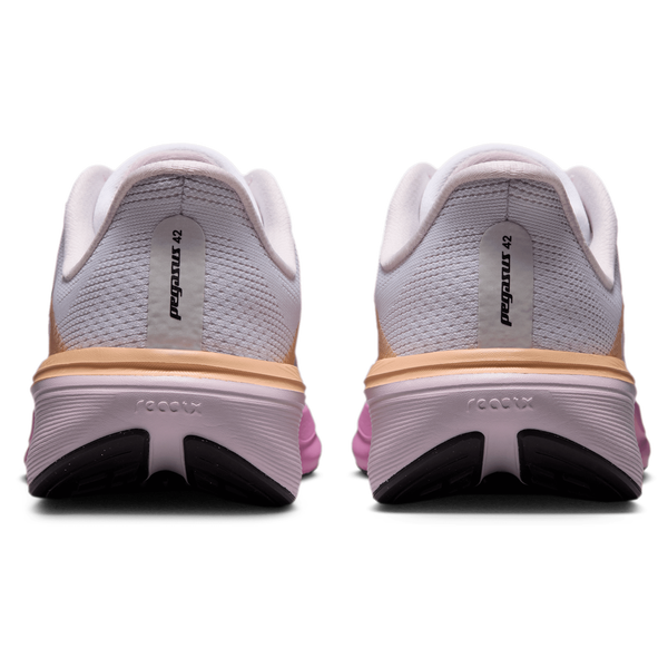 Nike Air Zoom Pegasus 42 - Boys' Grade School - Black/White/Bleached Lilac - Image 3