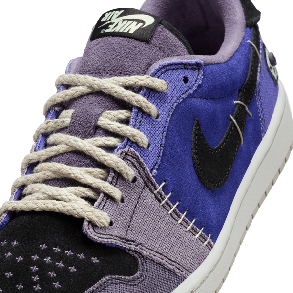 Jordan AJ 1 Retro Low OG V - Men's - Regency Purple/Vapor Green/Black - Image 7