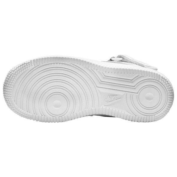 Nike Air Force 1 Mid LE - Boys' Preschool - White/White/White - Image 5