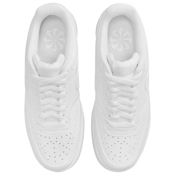 Nike Court Vision Low - Women's - White/White - Image 5