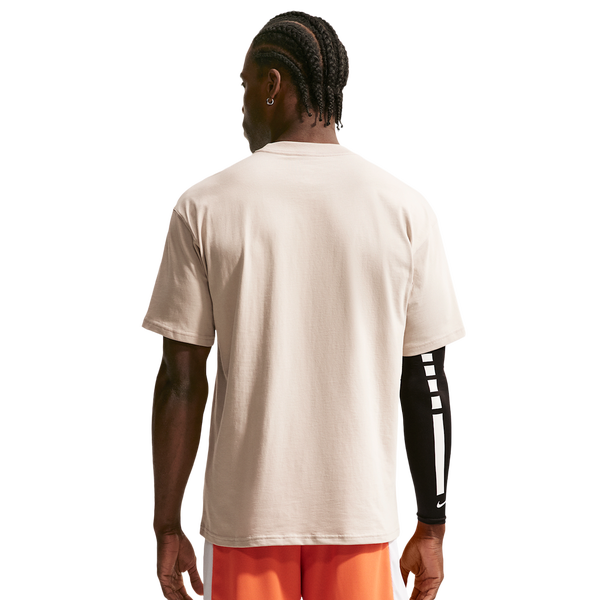 Nike T-Shirt Long Sleeve OC (RETRO BBALL) - Men's - Cream Ii - Image 2
