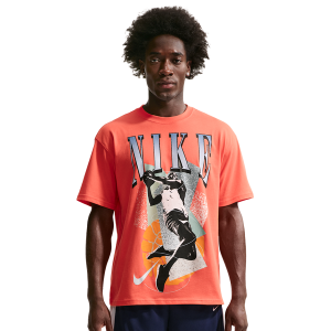Nike T-Shirt Long Sleeve OC (RETRO BBALL) - Men's - Turf Orange