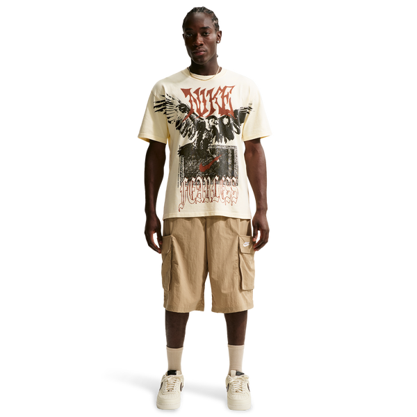 Nike Loose FC F2 T-Shirt - Men's - Coconut Milk - Image 3