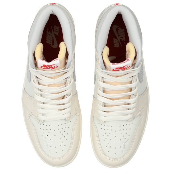 Jordan AJ 1 Retro High OG V3 - Men's - Sail/University Red/Pale Ivory - Image 4