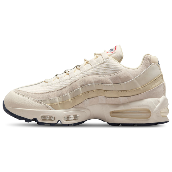 Nike Air Max 95 OG - Men's - Pale Ivory/University Red/Light Khaki - Image 2