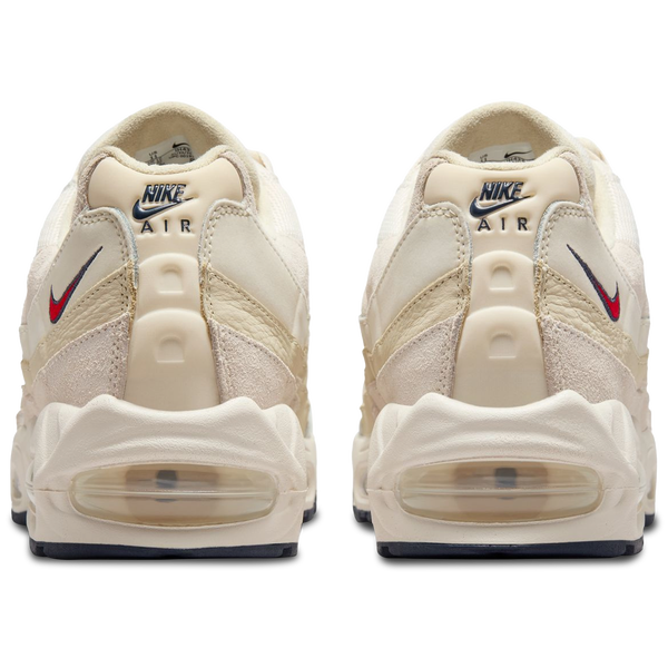 Nike Air Max 95 OG - Men's - Pale Ivory/University Red/Light Khaki - Image 3