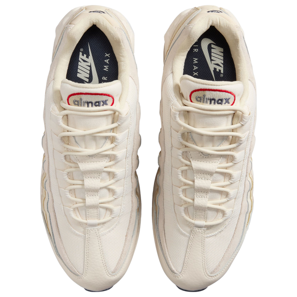 Nike Air Max 95 OG - Men's - Pale Ivory/University Red/Light Khaki - Image 4