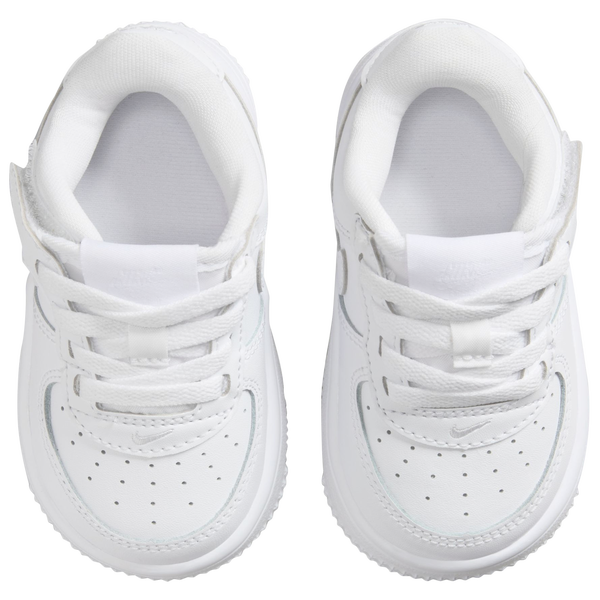 Nike Air Force 1 - Boys' Toddler - White/White - Image 4