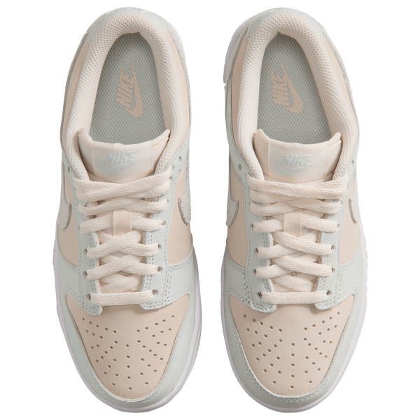 Nike Dunk Low Suede - Boys' Grade School - Chalk/Barely Volt/White - Image 4