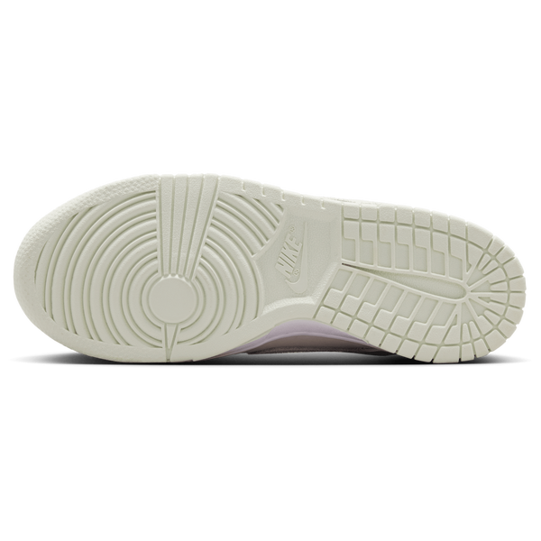 Nike Dunk Low Suede - Boys' Grade School - Chalk/Barely Volt/White - Image 5