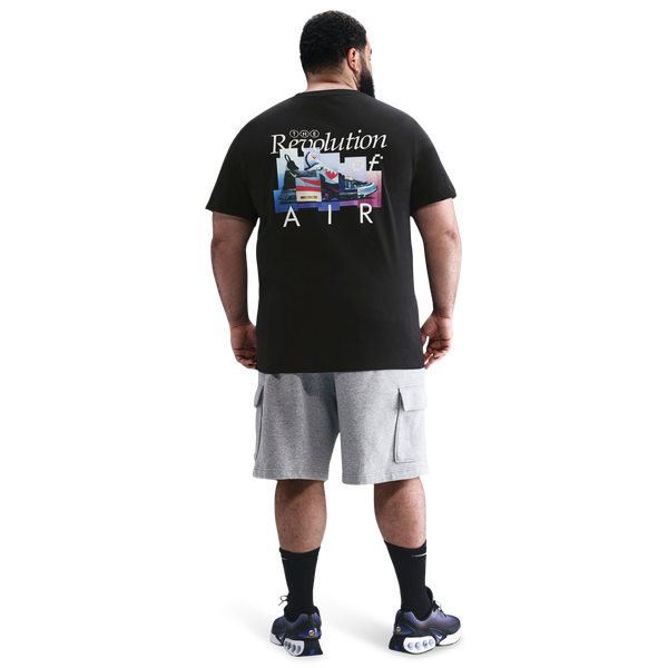 Nike NSW Basketball FW T-Shirt - Men's - Black/Red - Image 2