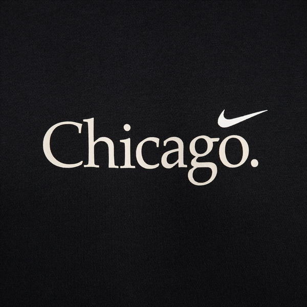 Nike Chi Club Pullover BB Hoodie - Men's - Black/White - Image 4
