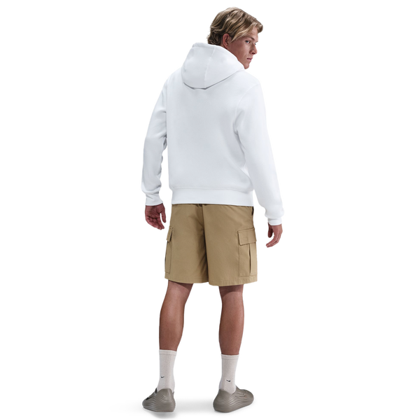 Nike LA Template Club BB Pullover Hoodie - Men's - White/Cosmic Clay - Image 2