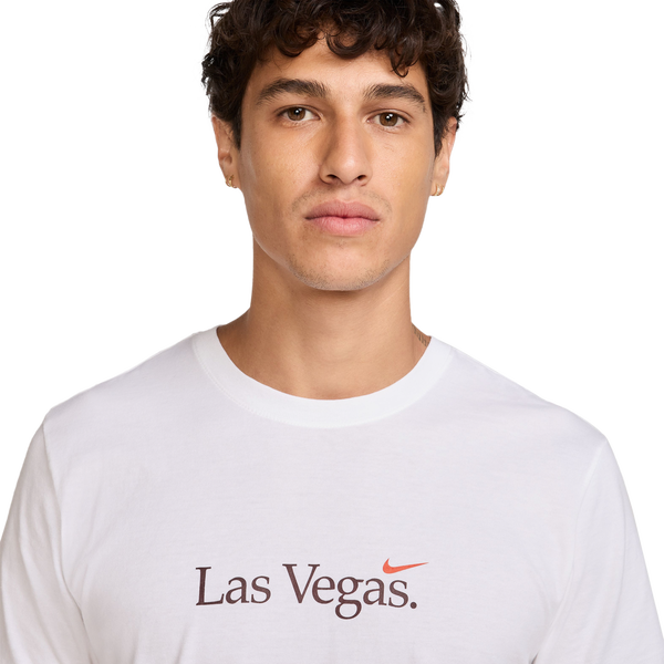 Nike LAS Short Sleeve Crew T-Shirt - Men's - White/Cosmic Clay - Image 3